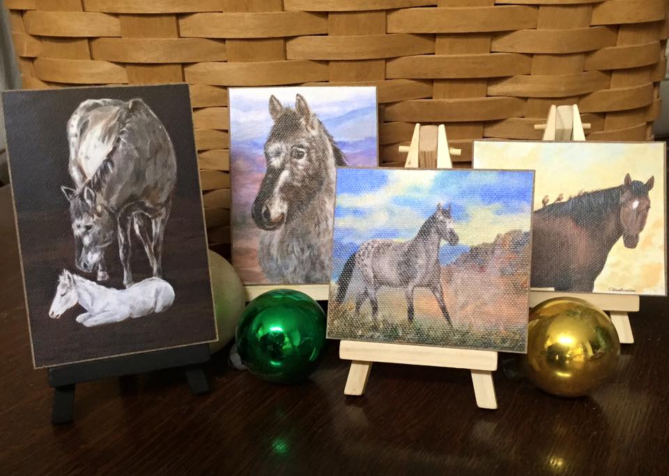 Mini Horse Paintings
